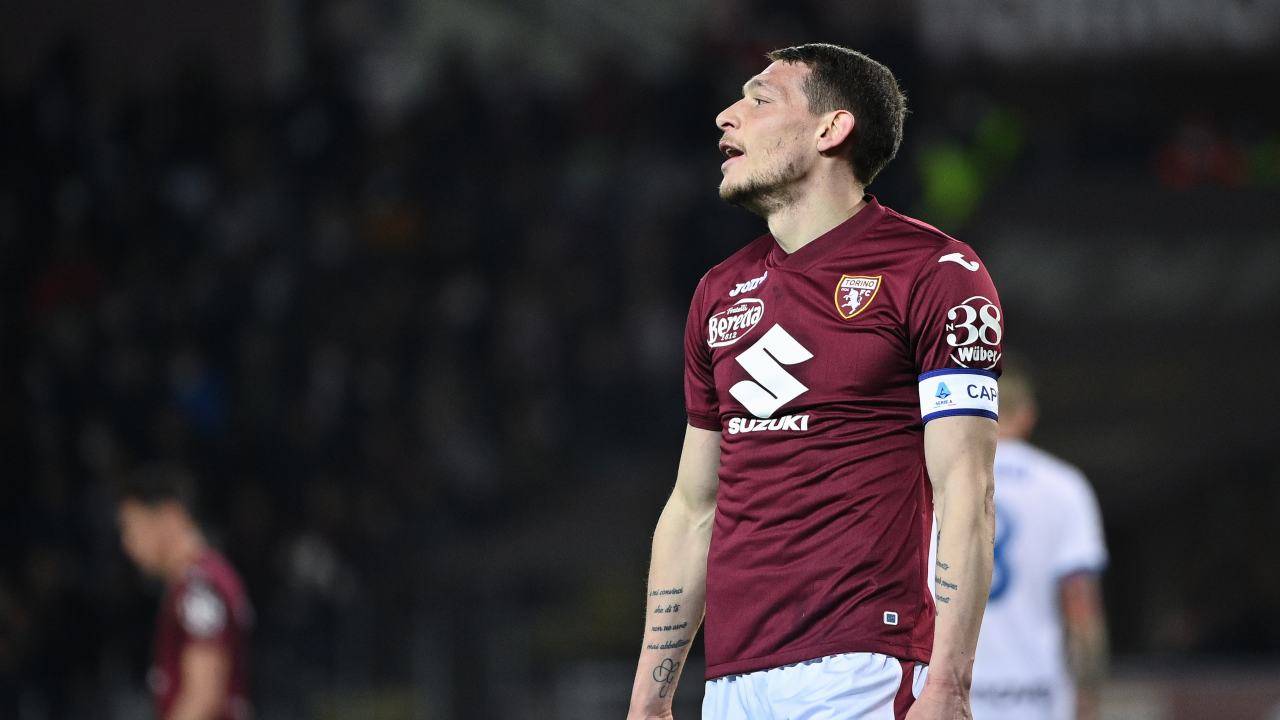 Belotti disperato contro l'Inter