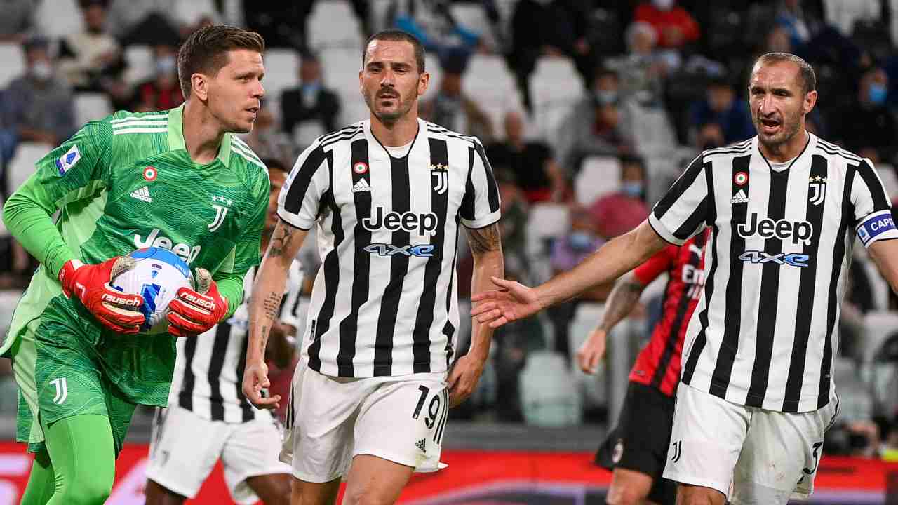 Bonucci e Chiellini titolari