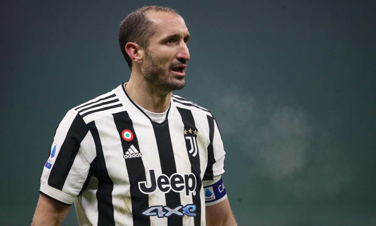 Juventus, Chiellini in campo