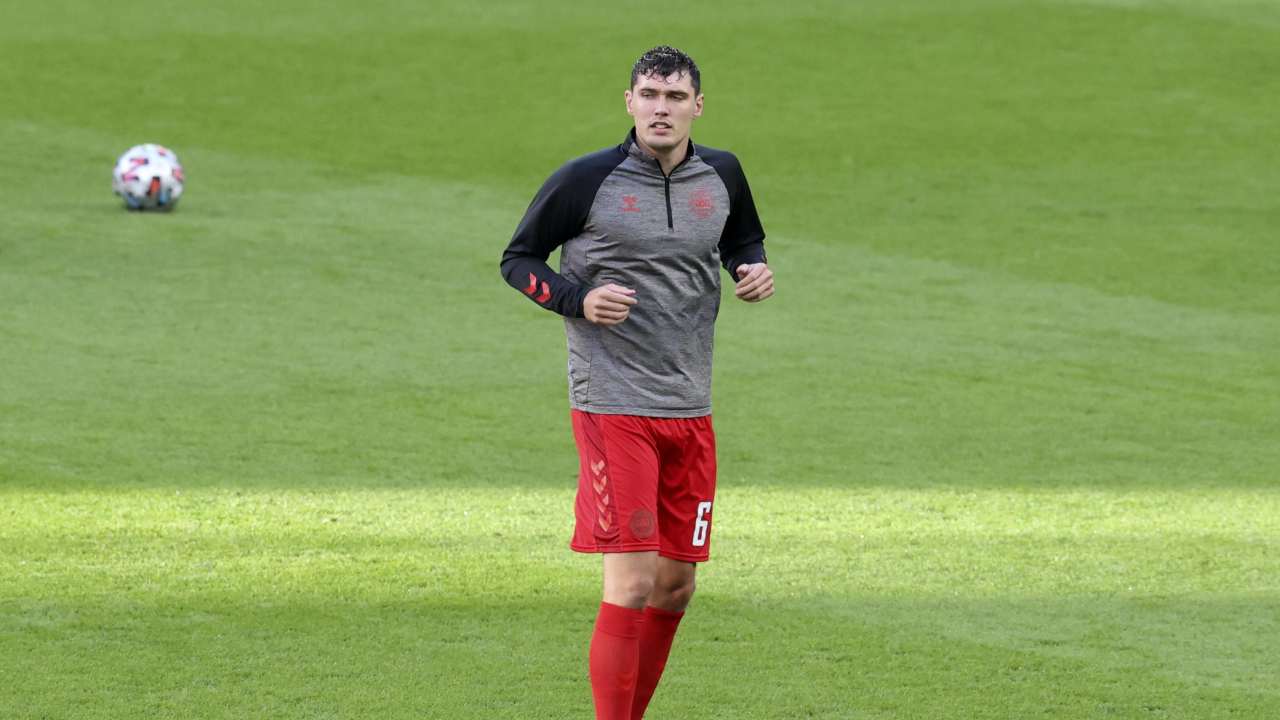 Christensen con la Danimarca