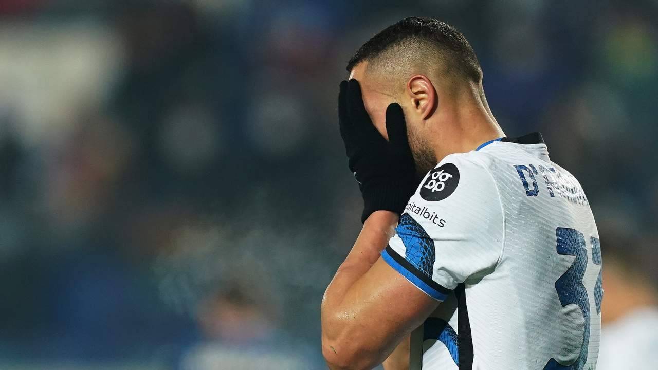 La disperazione di D'Ambrosio contro l'Atalanta