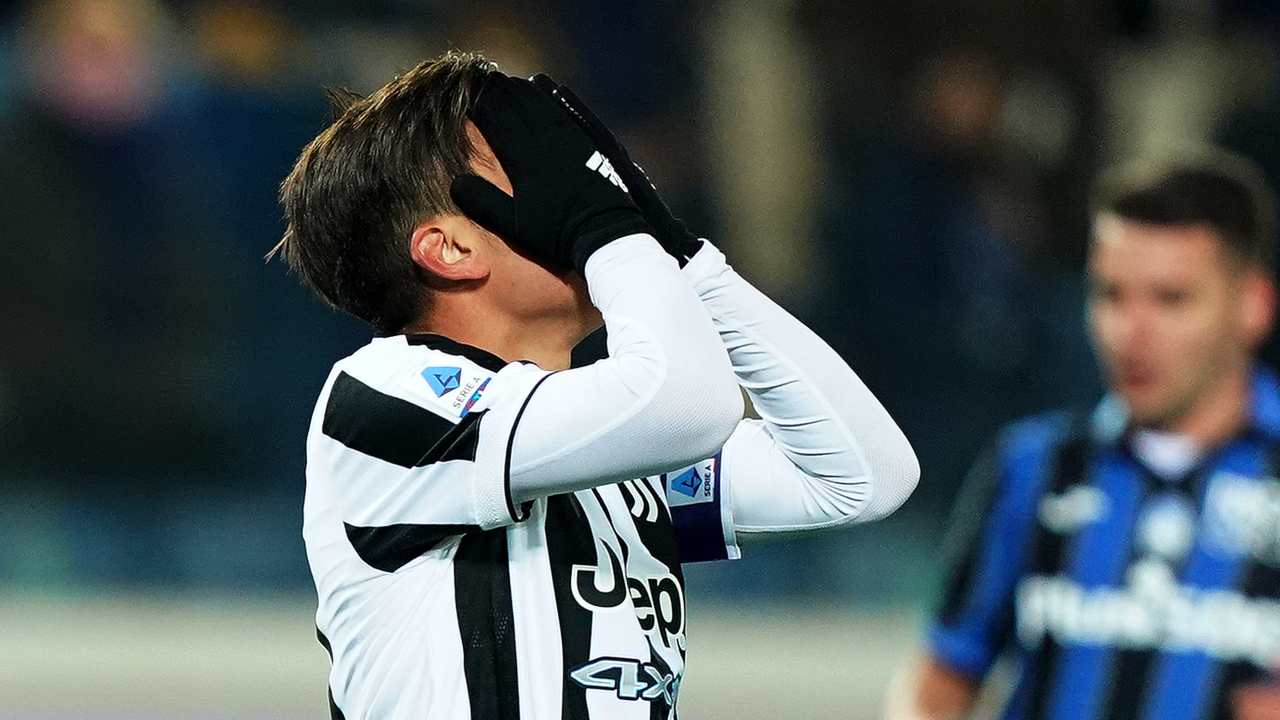 Dybala si dispera a Bergamo