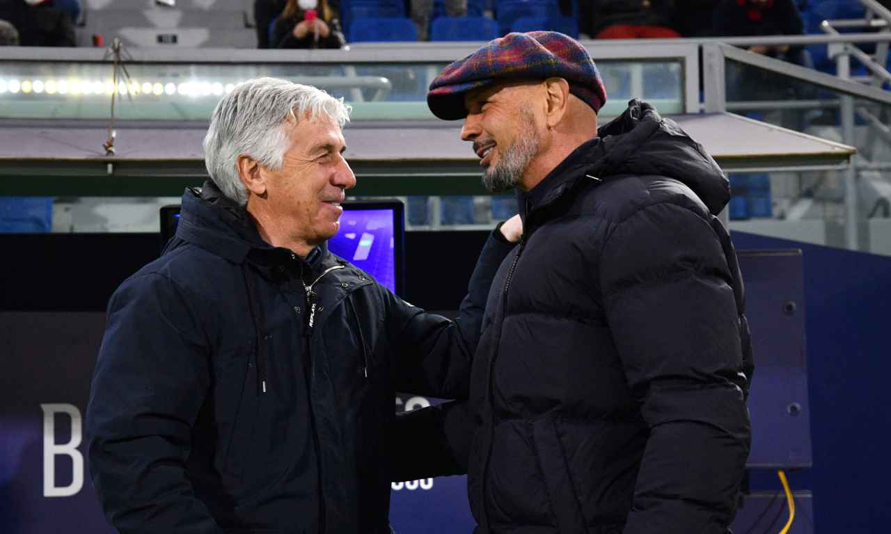 Bologna-Atalanta, Gasperini e Mihajlovic si salutano