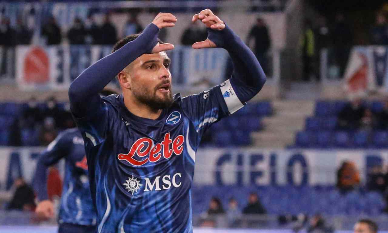 Insigne esulta