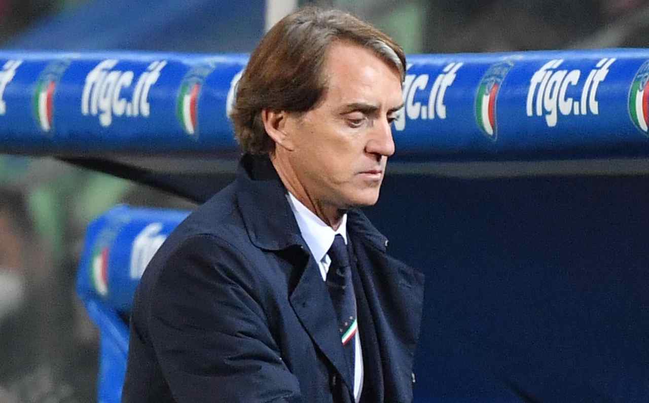 Mancini in panchina