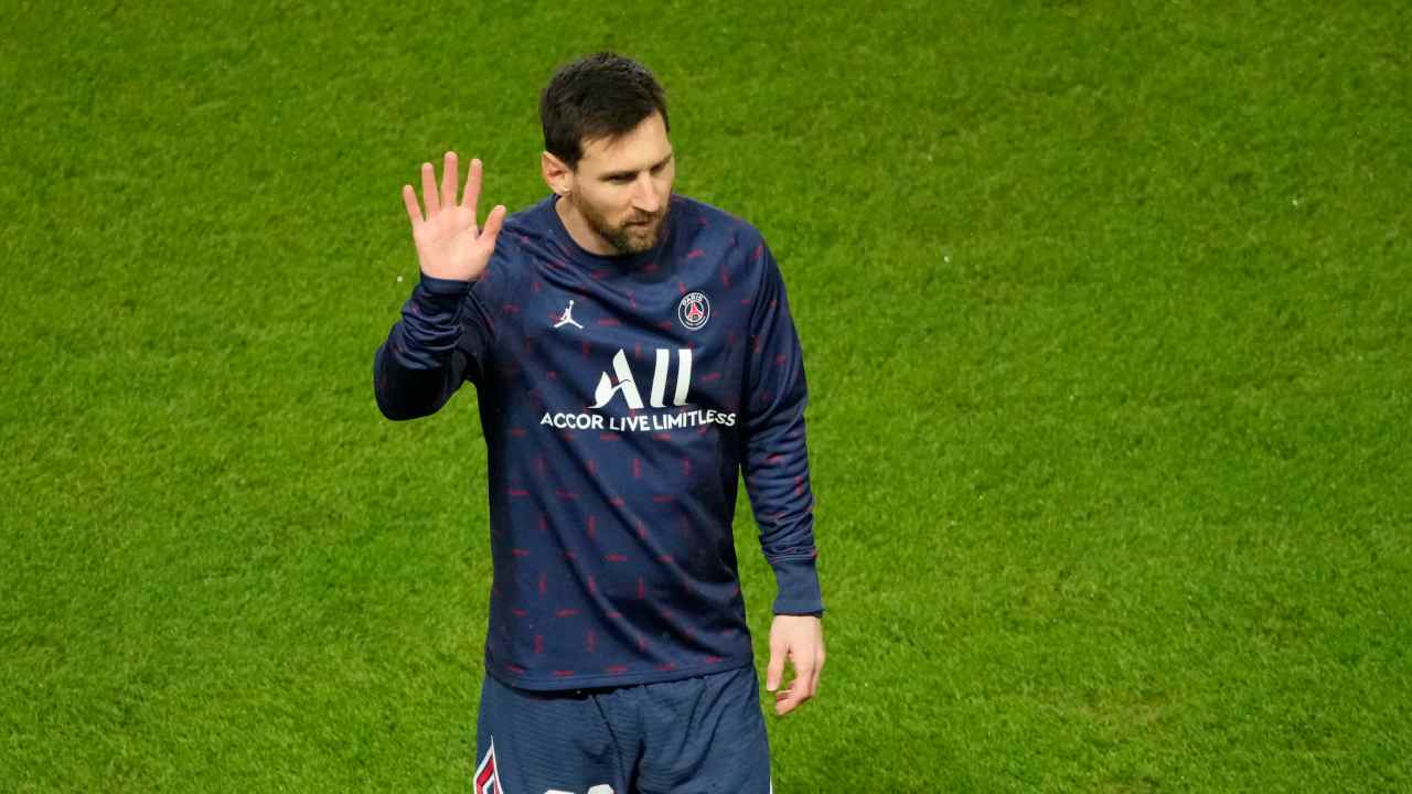 Messi nel riscaldamento