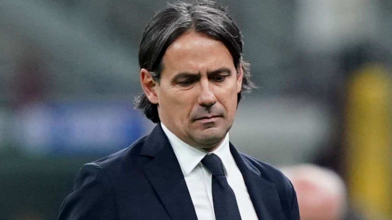 Inzaghi sconsolato 