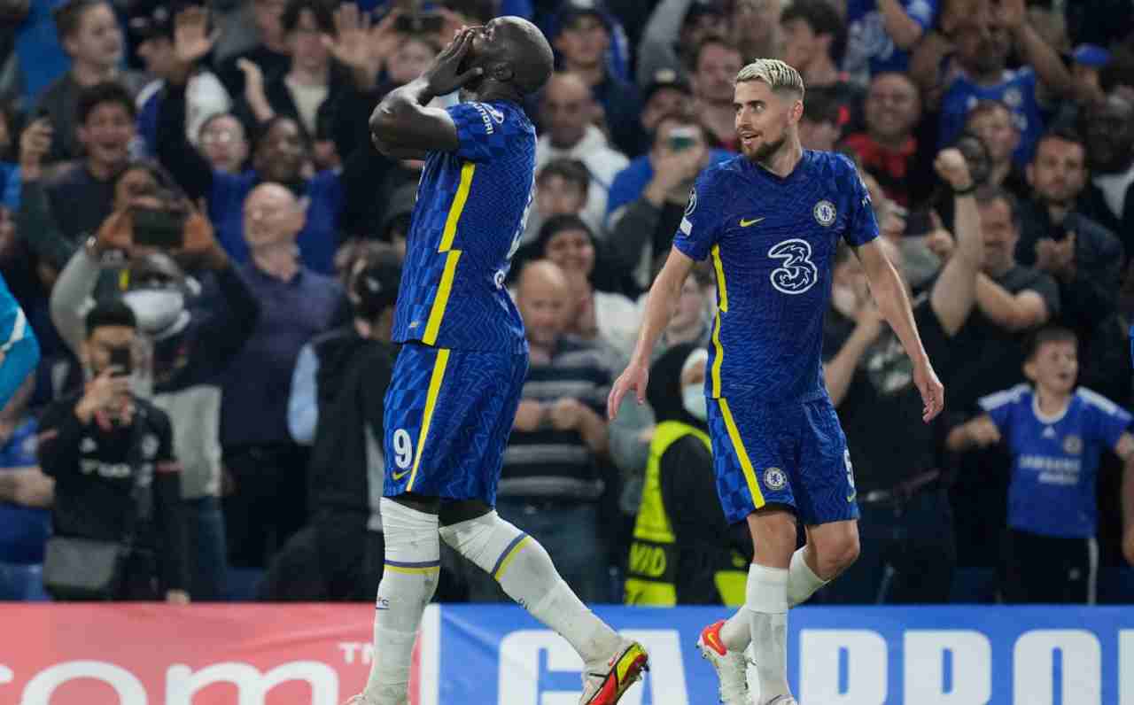 Jorginho con Lukaku