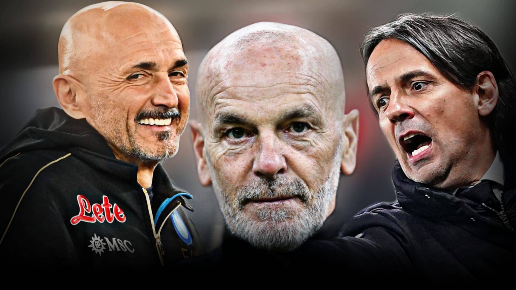 Pioli, Spalletti e Inzaghi