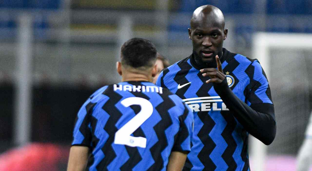 Hakimi e Lukaku all'Inter