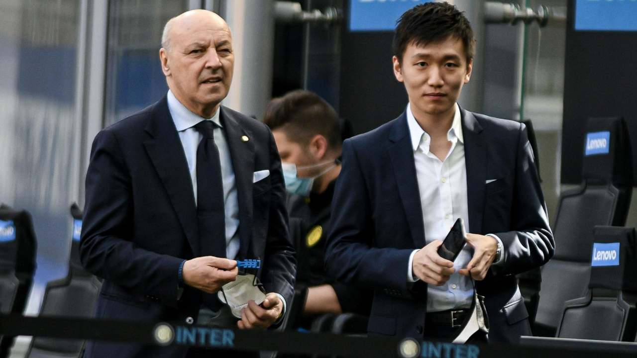 Marotta e Zhang a bordocampo