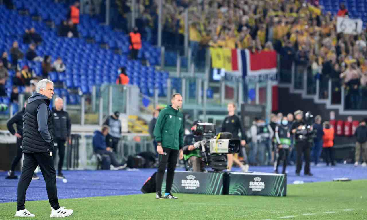 Mourinho in Bodo Glimt-Roma