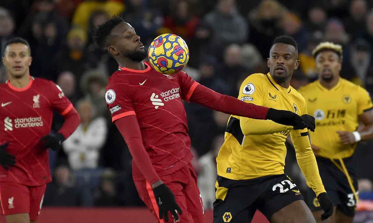 Origi in campo col Liverpool