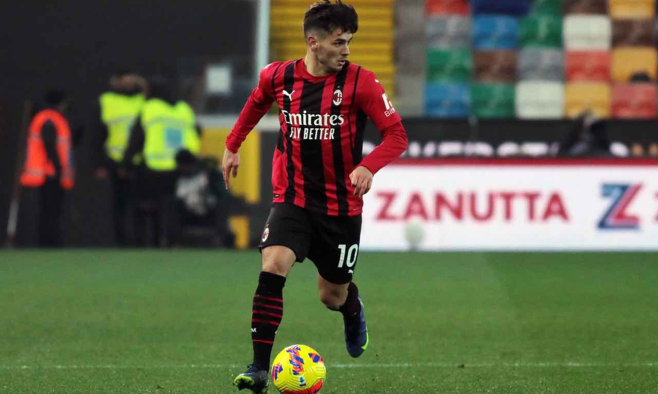 Brahim Diaz in campo col Milan