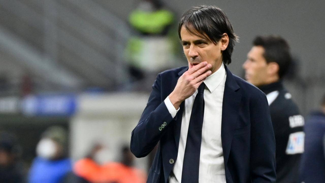 Simone Inzaghi pensieroso