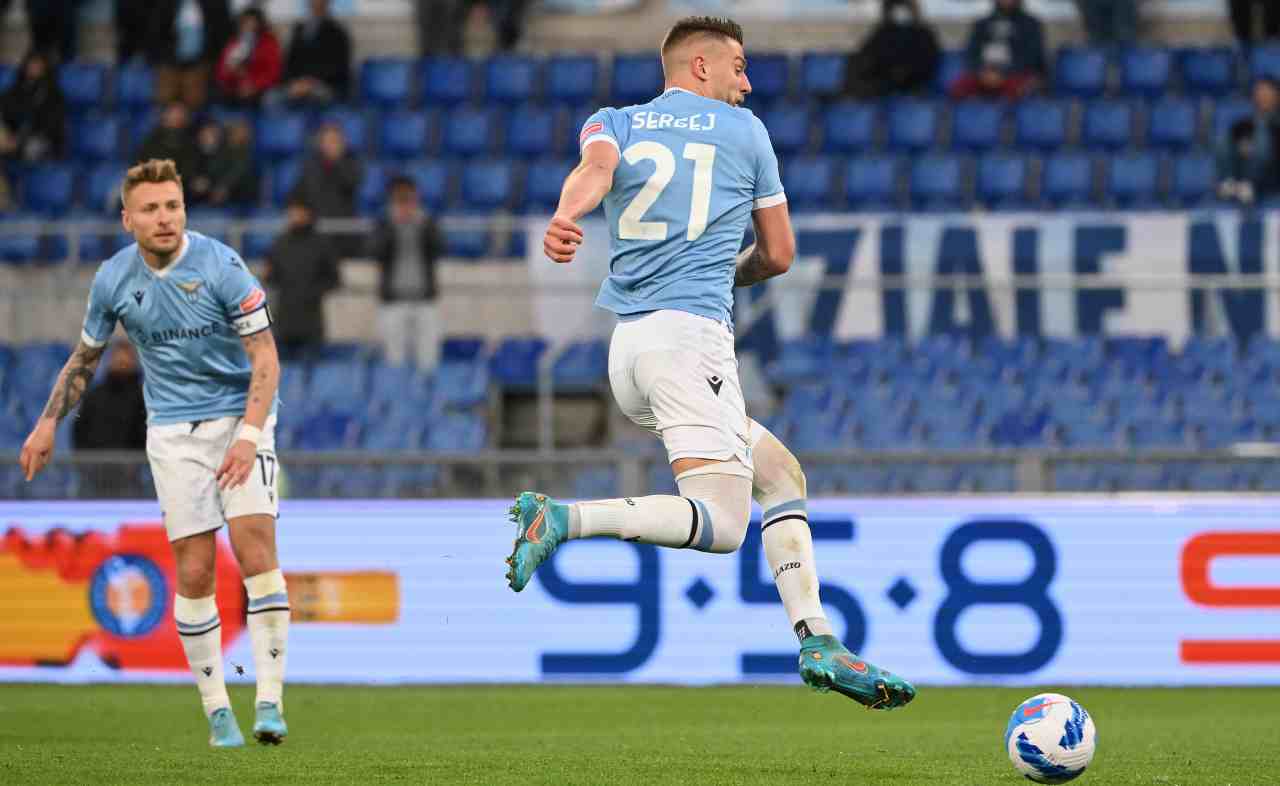 Milinkovic-Savic in azione 