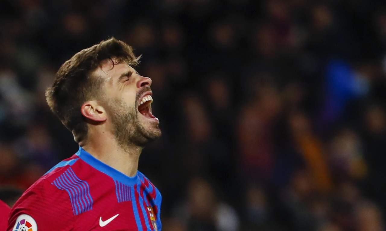 Piqué si dispera 