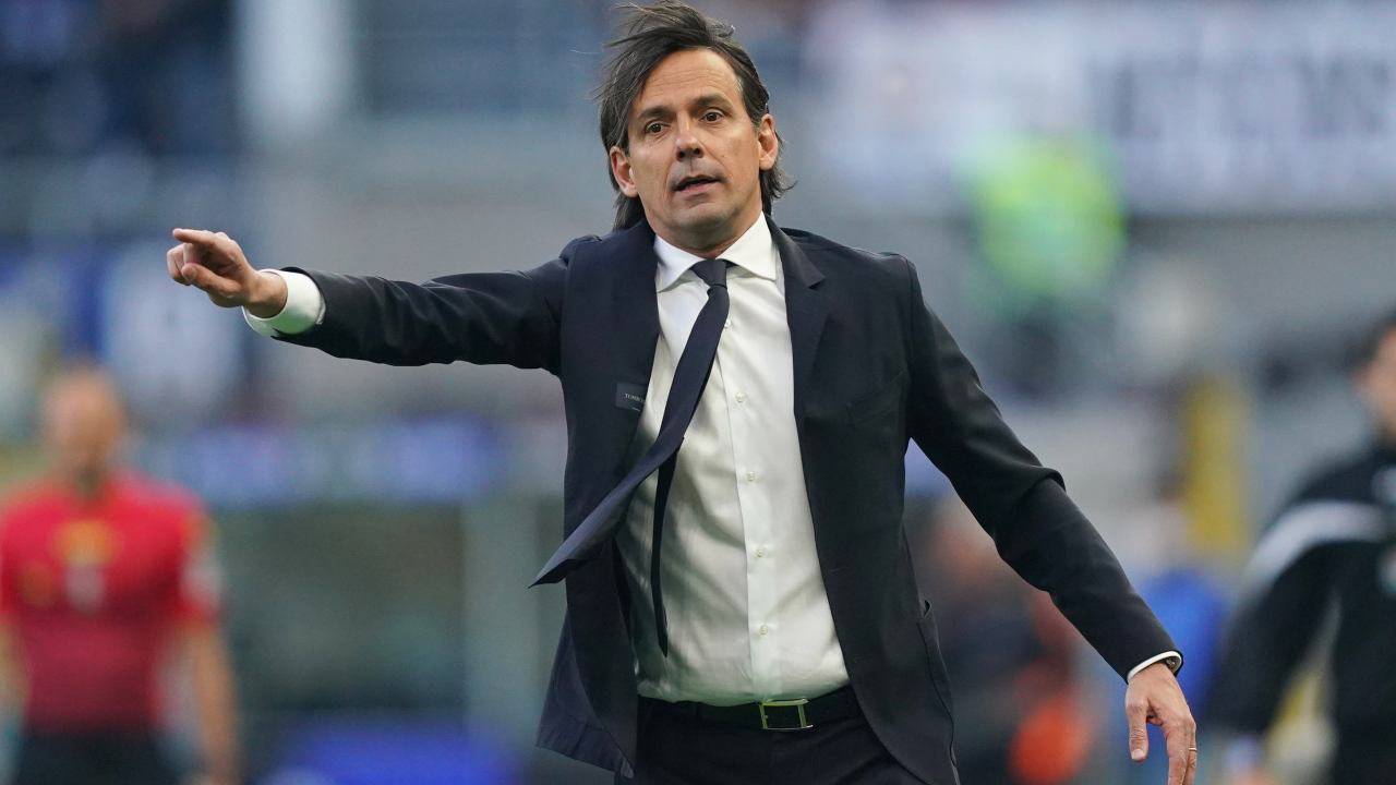 Simone Inzaghi pensieroso