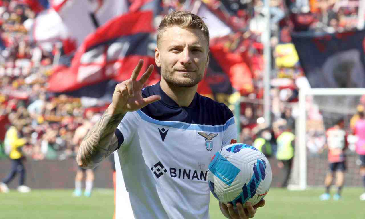 Immobile con il pallone 