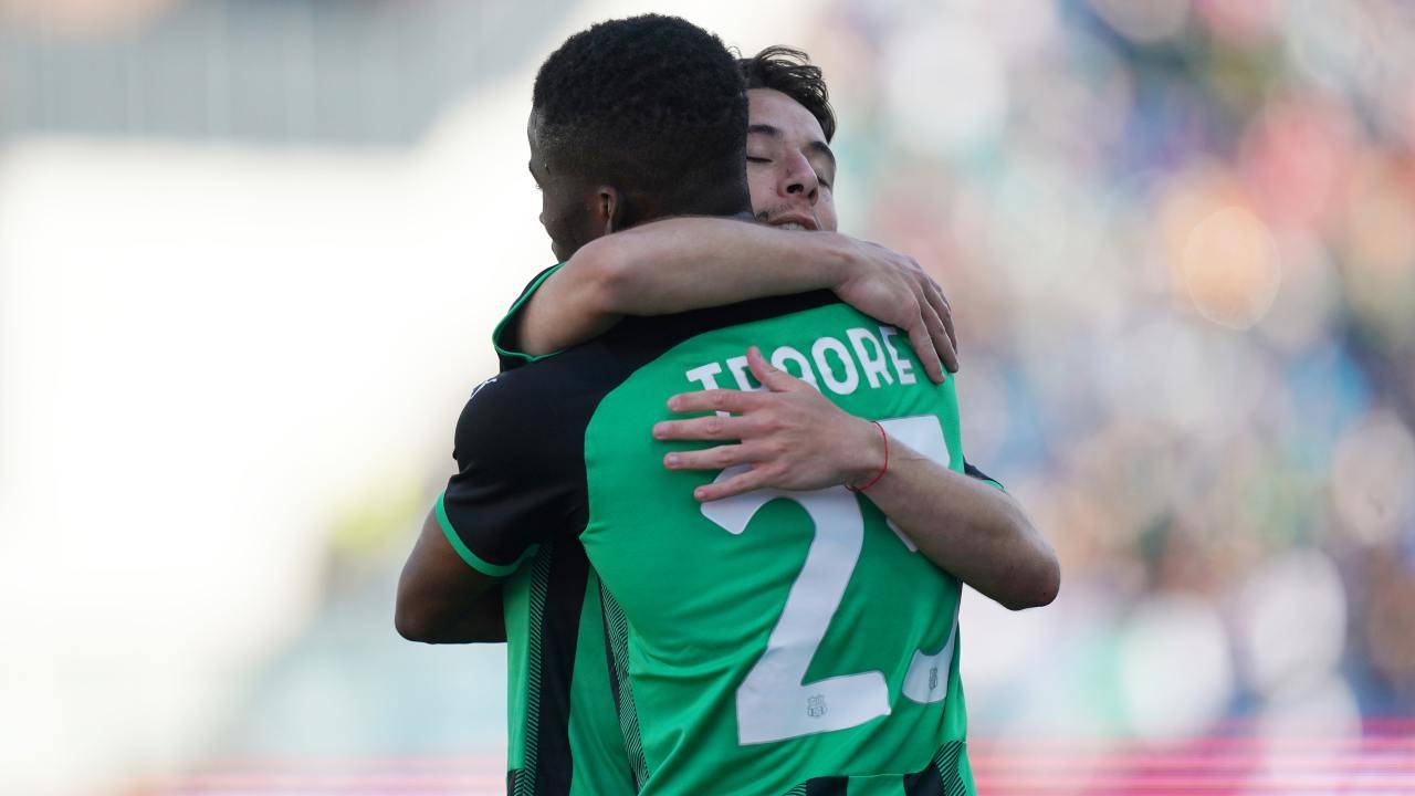 Sassuolo-Atalanta in campo