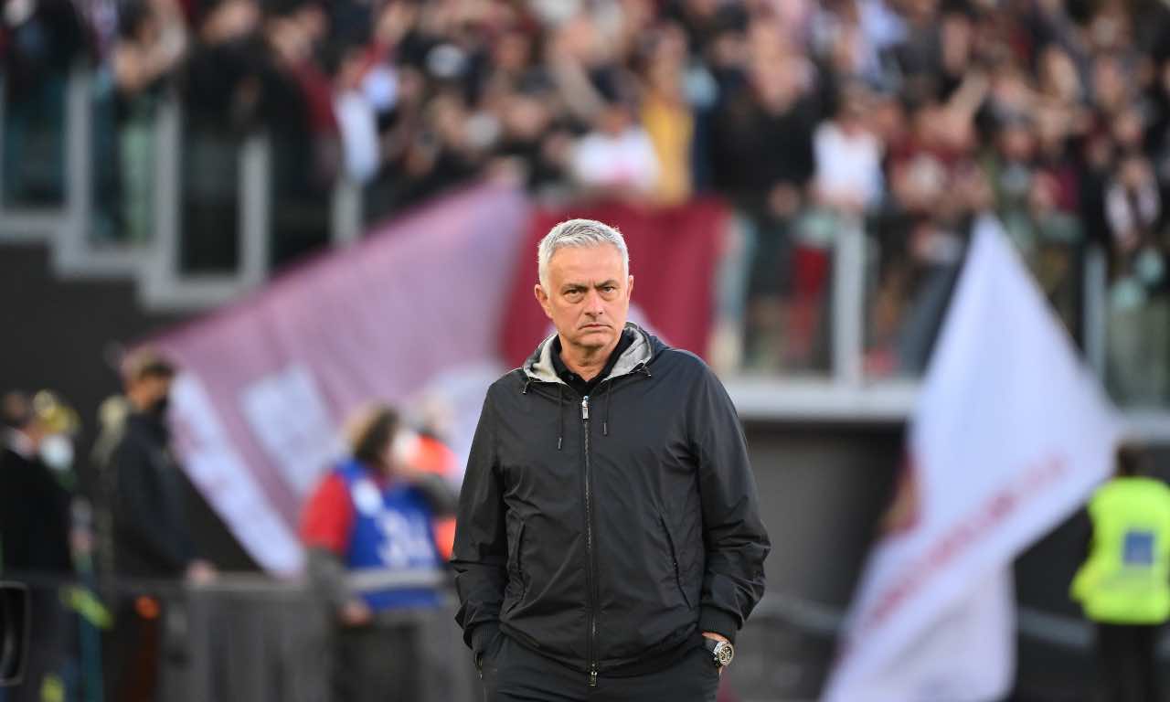 Mourinho in Roma-Salernitana