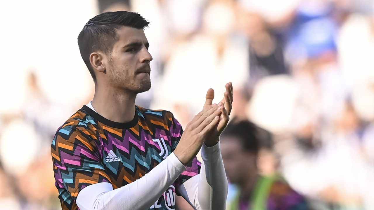 Morata applaude JUve