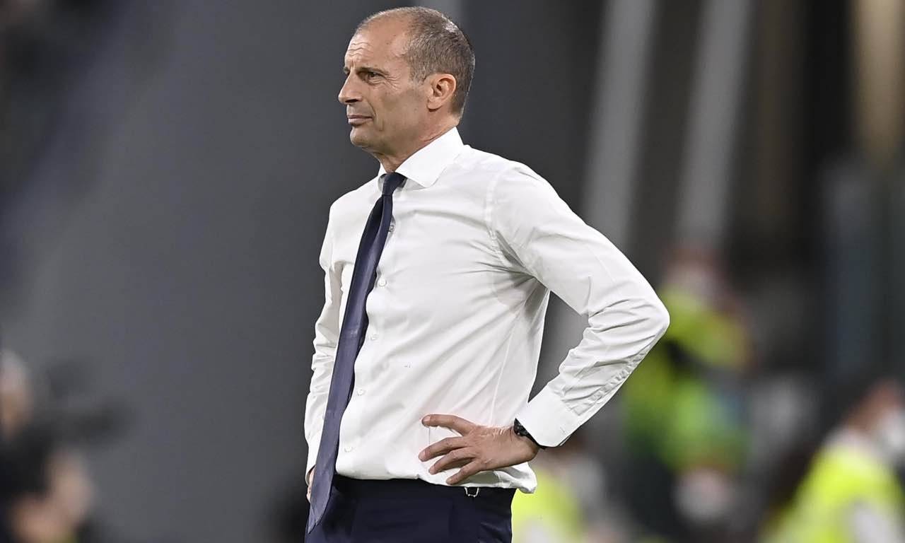 Allegri insoddisfatto in Juventus-Bologna