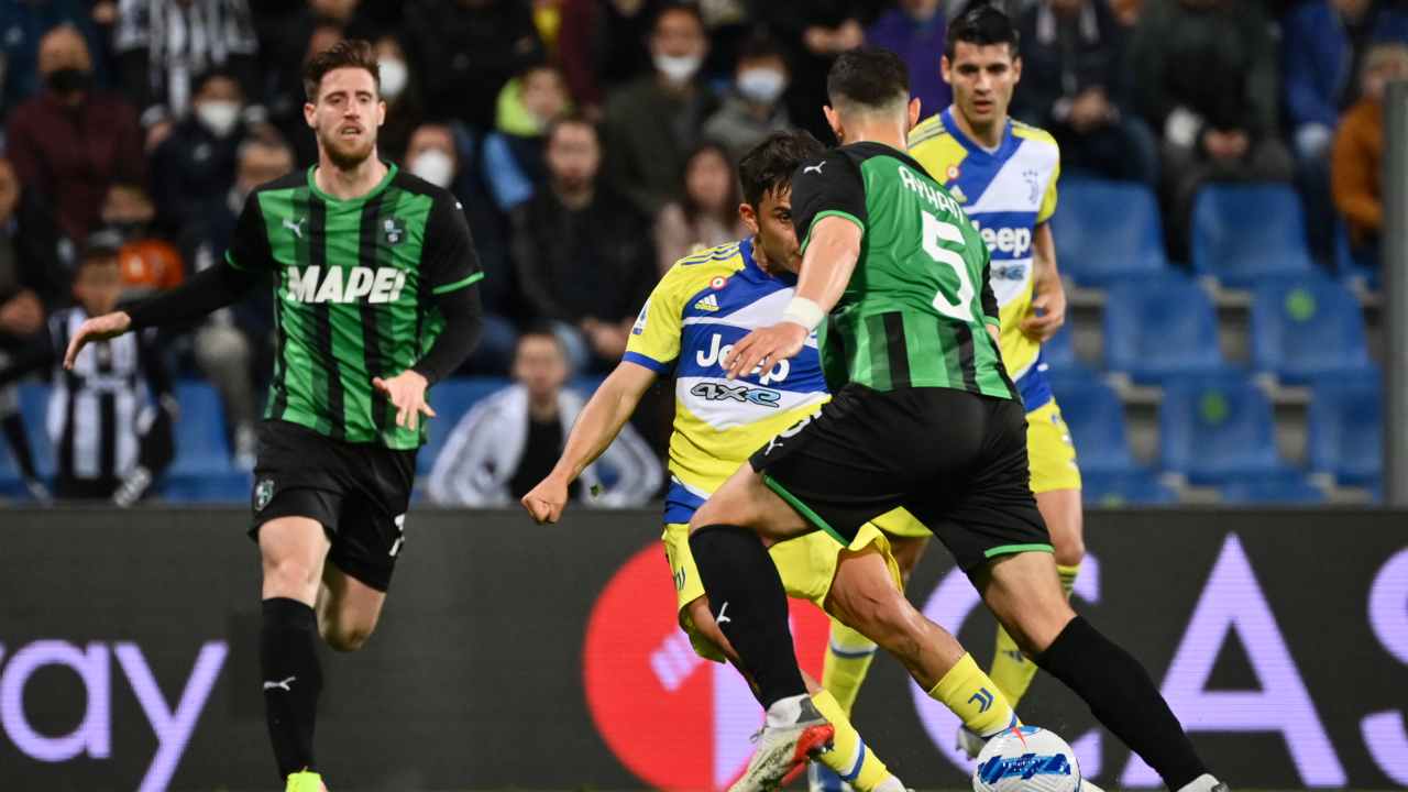 Sassuolo-Juventus in campo