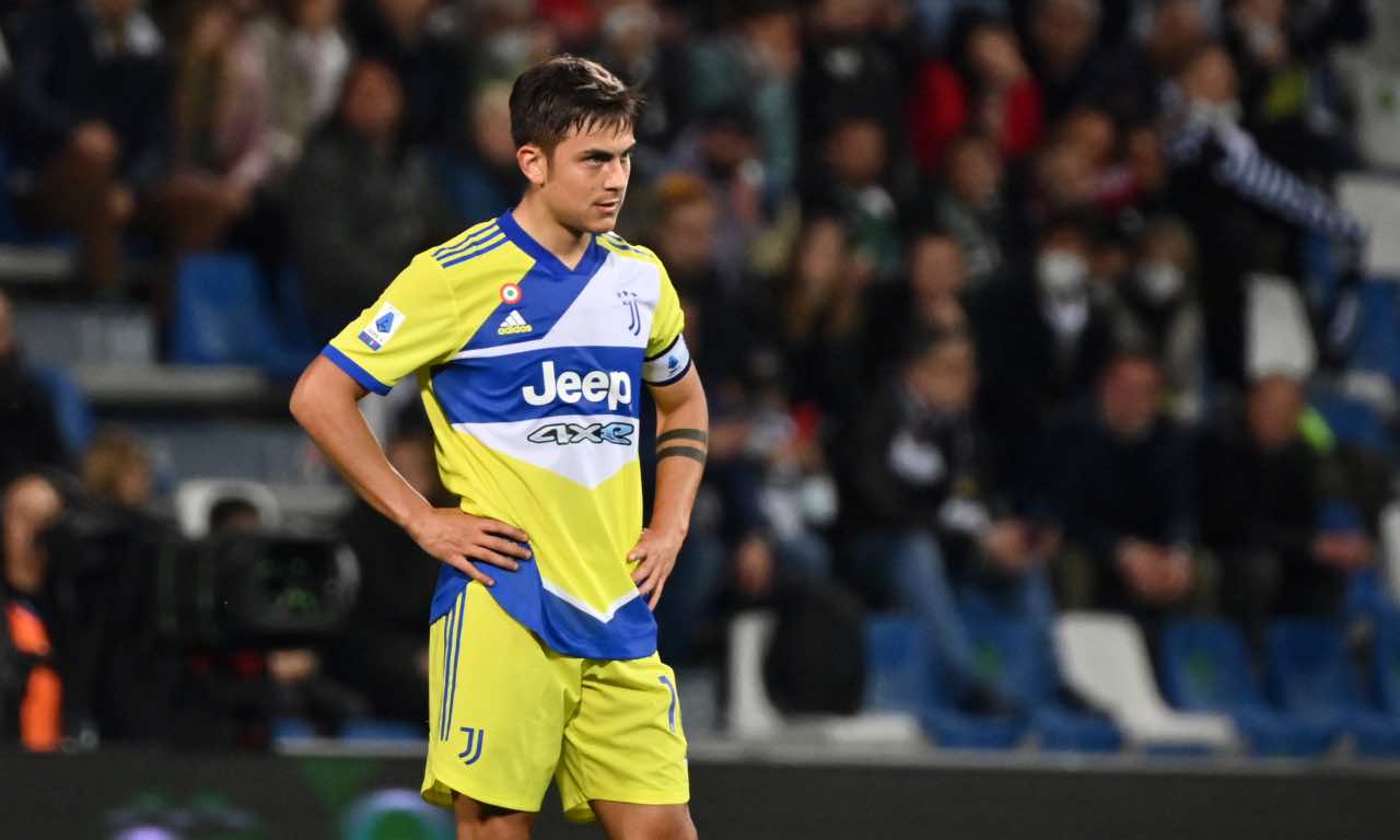 Dybala in Sassuolo-Juventus