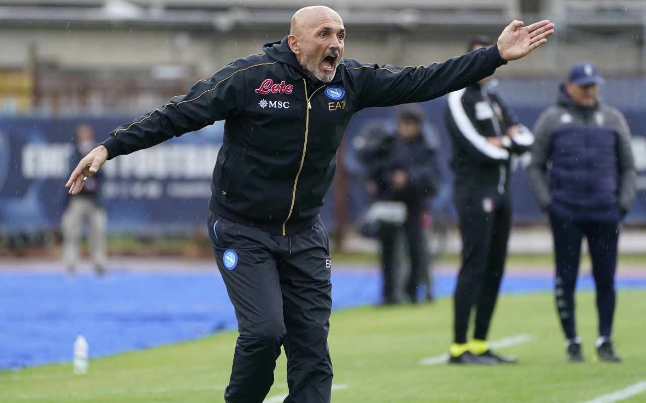 Spalletti dà indicazioni 