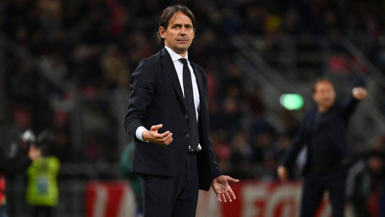 Simone Inzaghi perplesso