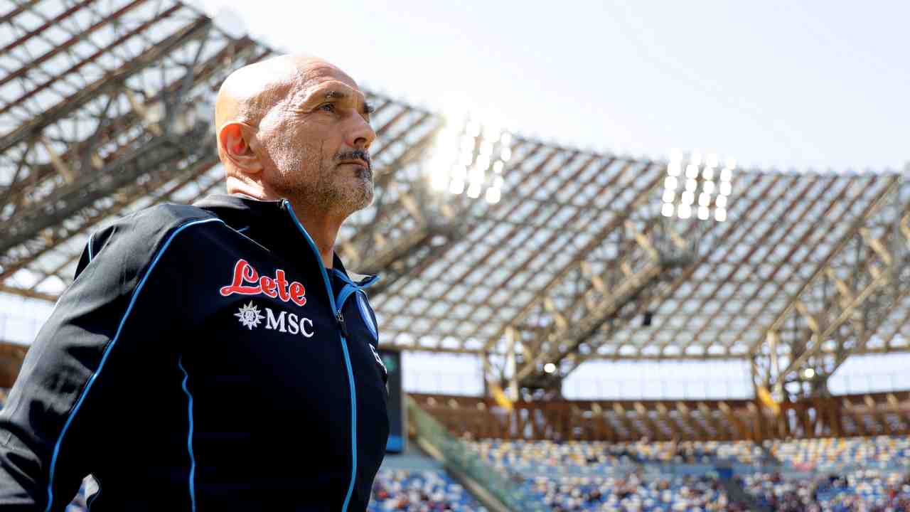 Spalletti in campo Napoli