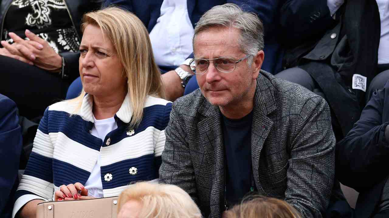 Paolo Bonolis in tribuna