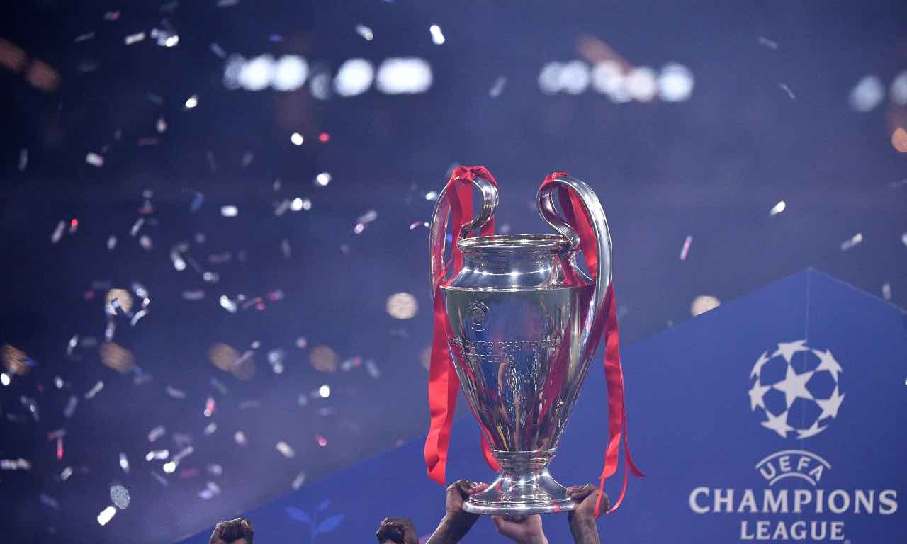 Il trofeo della Champions League