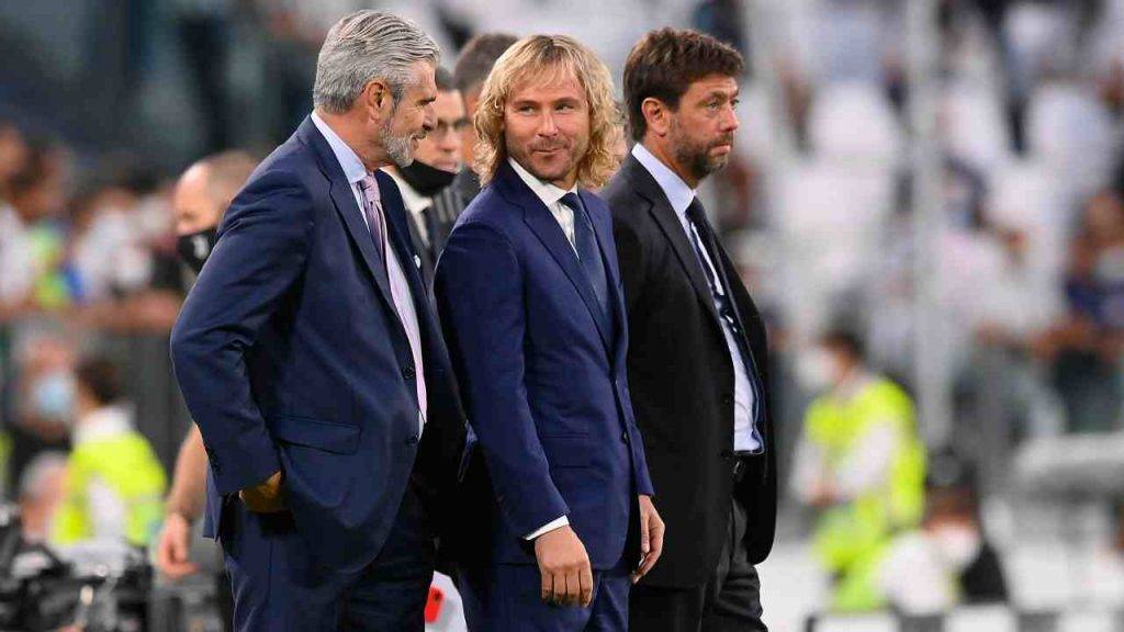 Andrea Agnelli e la dirigenza della Juve