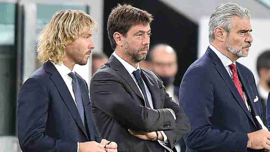 Andrea Agnelli e la dirigenza della Juventus