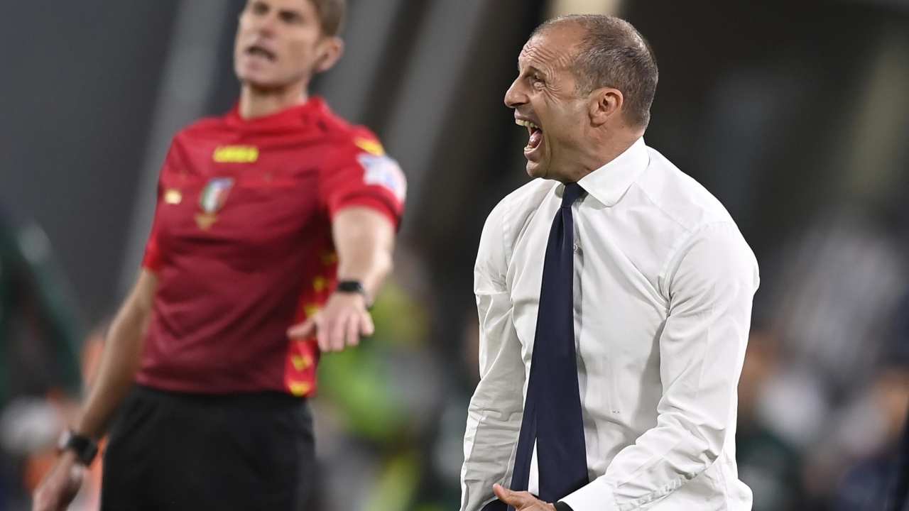 Allegri in panchina