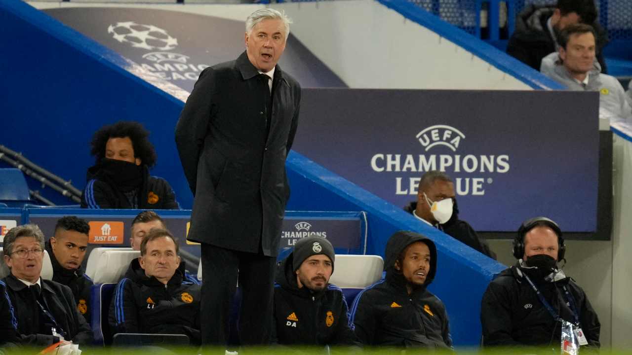 Ancelotti in panchina