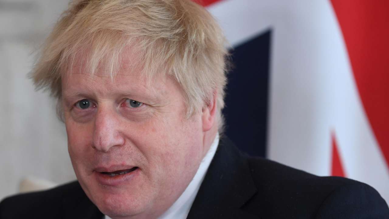 Boris Johnson concentrato