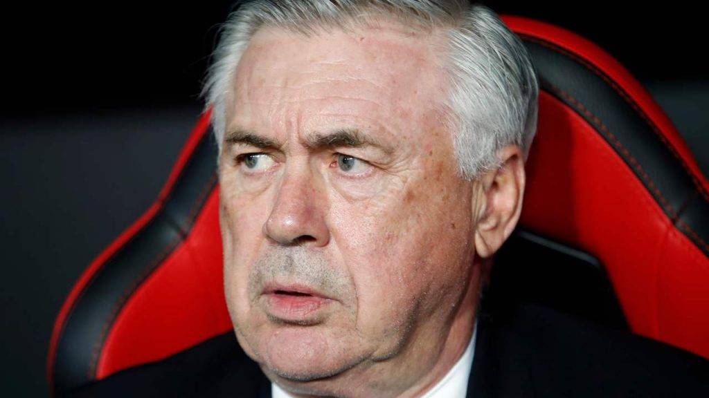 Carlo Ancelotti in panchina mondiali real madrid