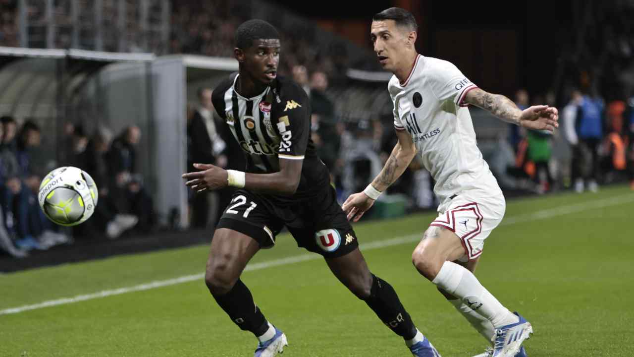 Di Maria in azione con la maglia del PSG