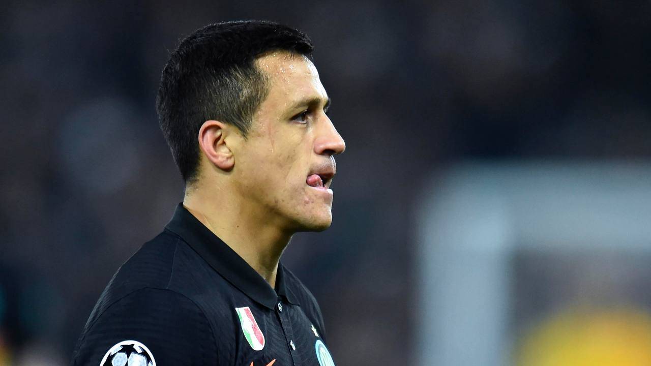 Sanchez in campo concentrato Inter