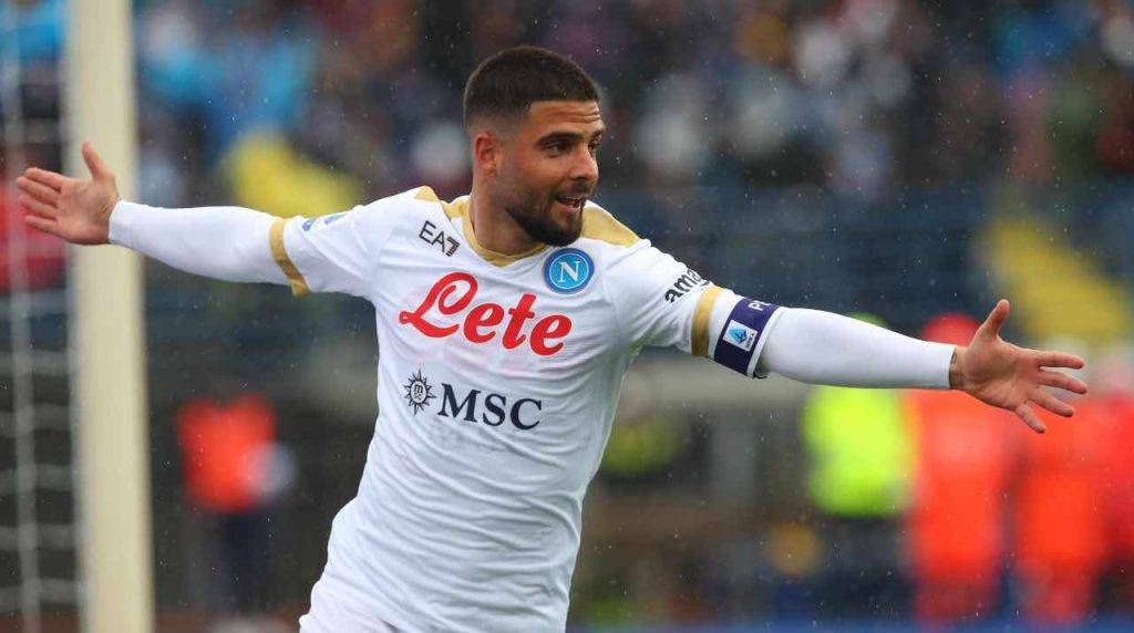 Insigne festeggia