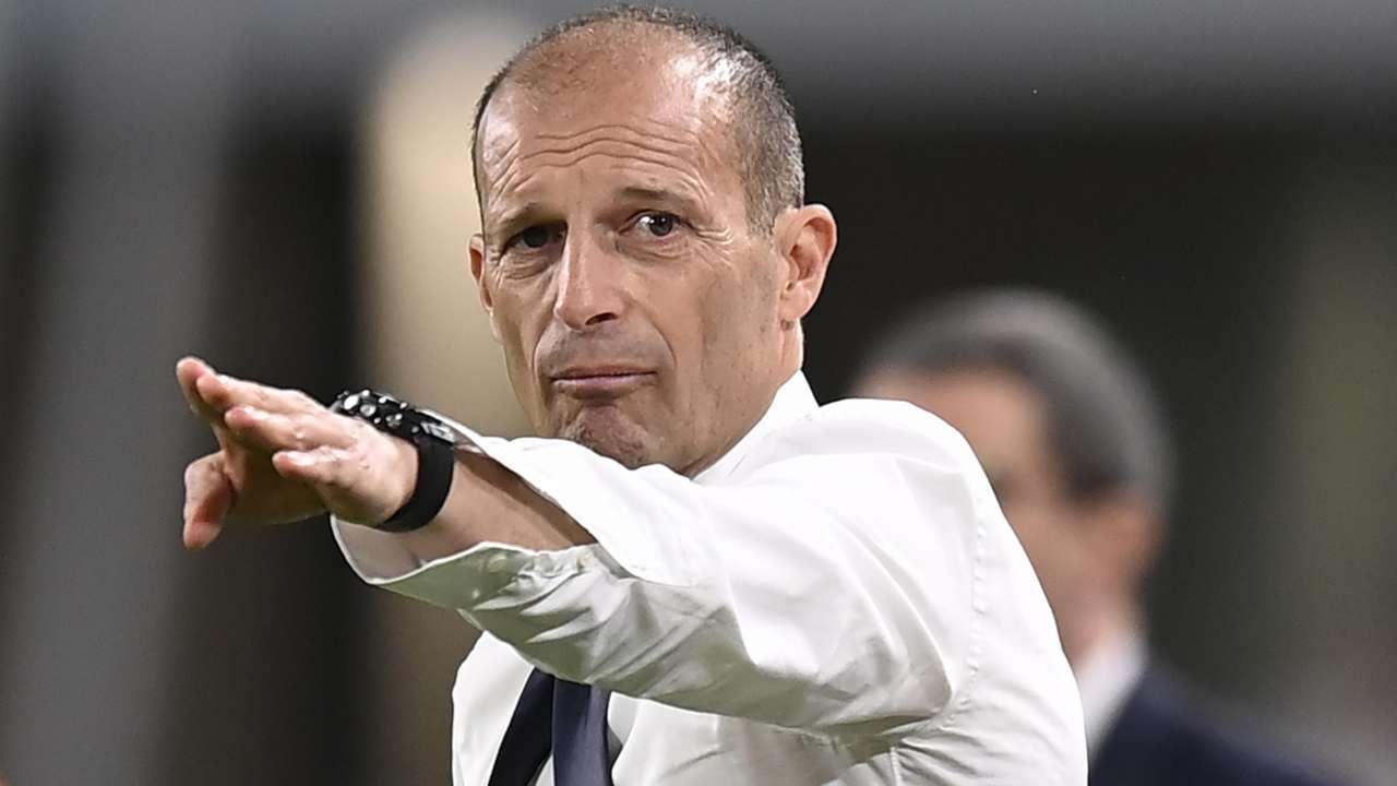 Massimiliano Allegri perplesso