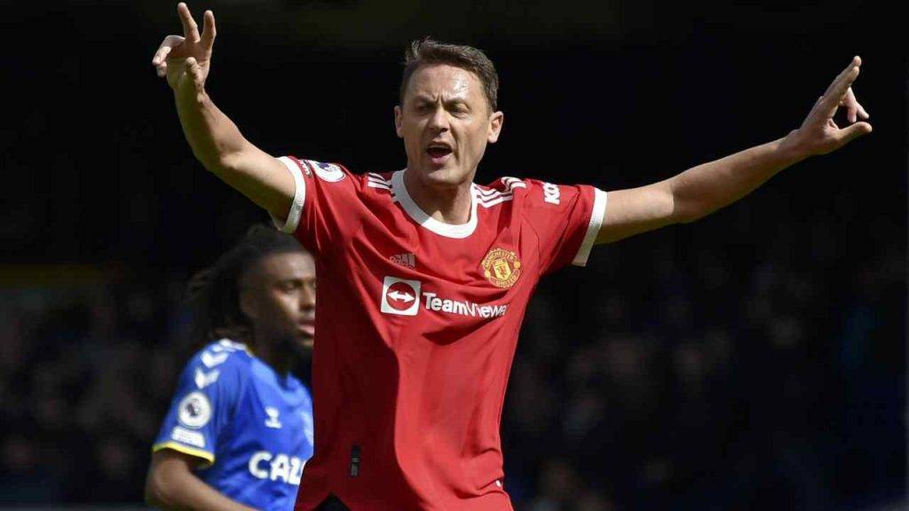 Matic con la maglia del Manchester United