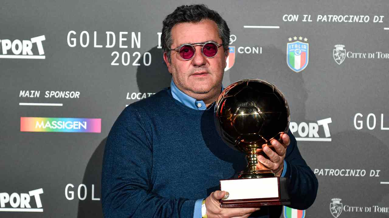 Raiola col pallone d'Oro