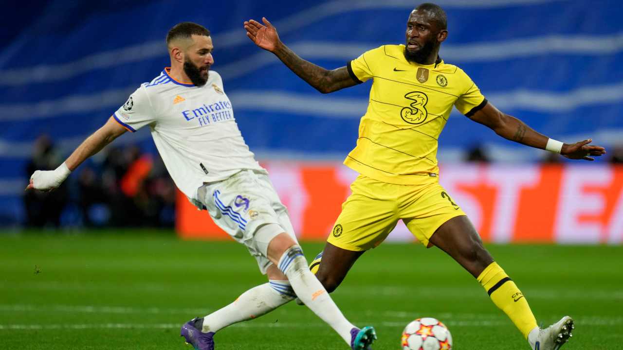 Benzema contro Rudiger