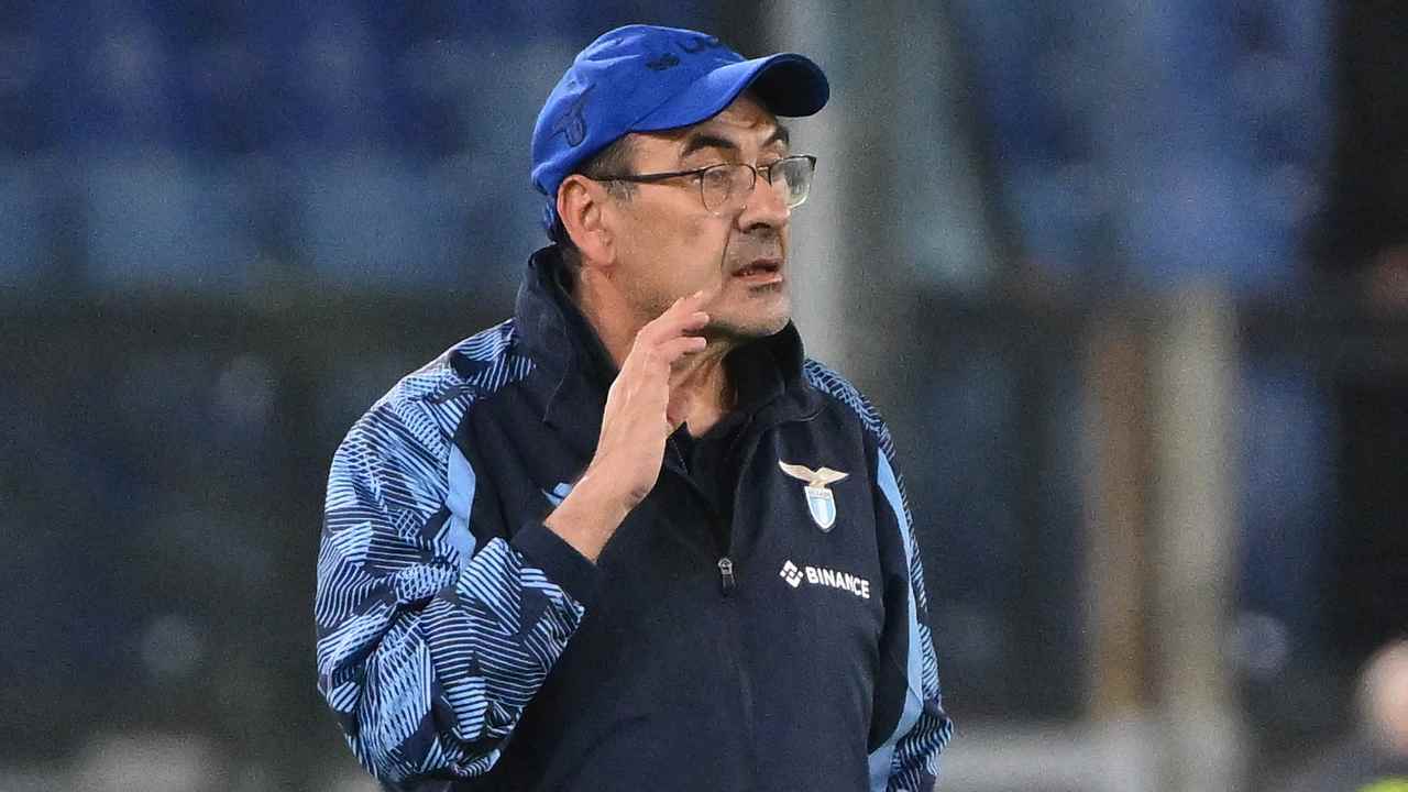 Sarri in campo