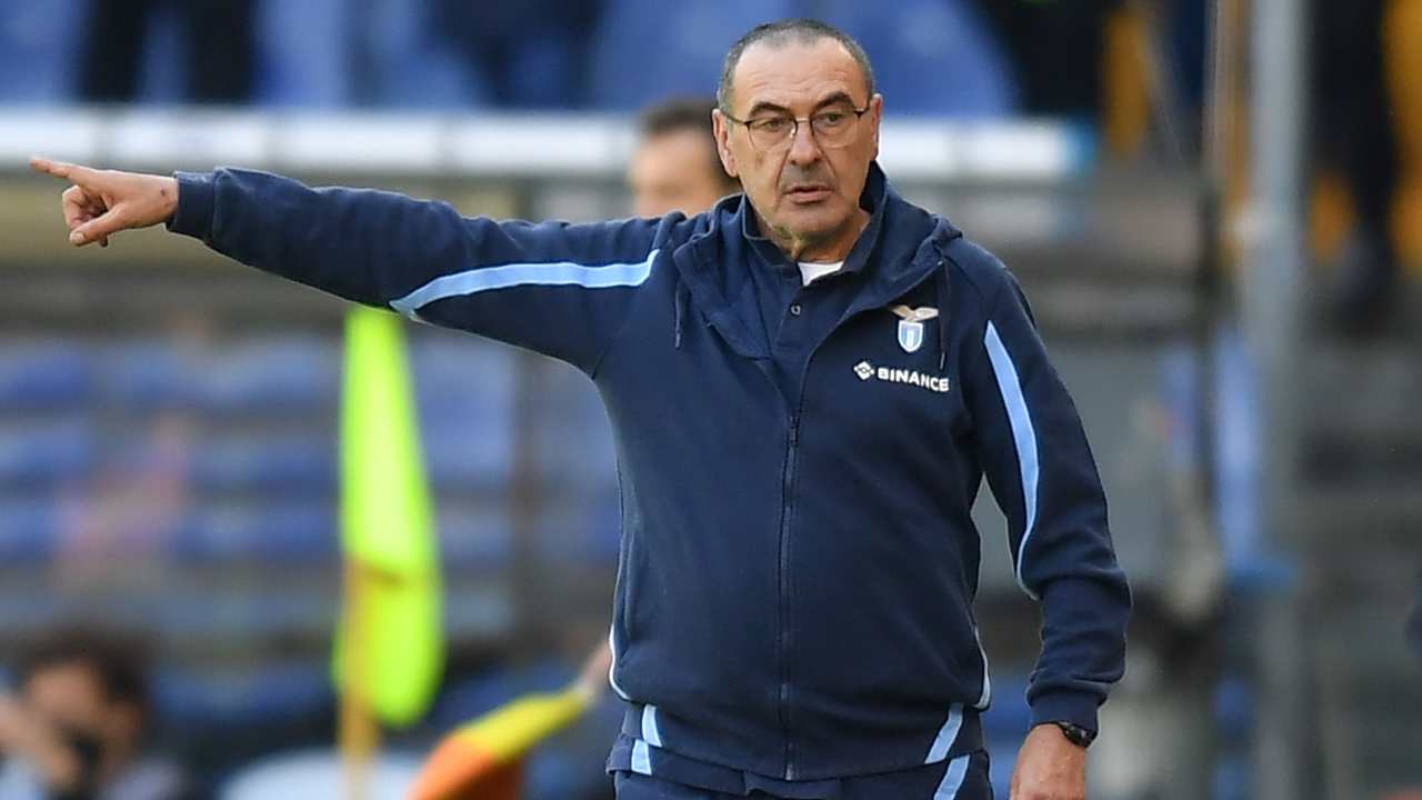 Sarri in panchina