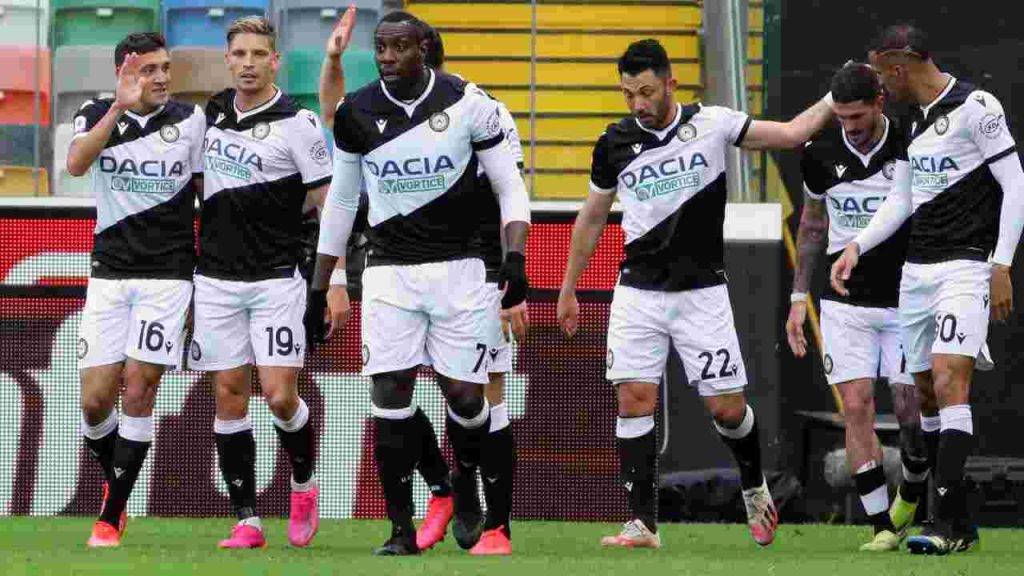 Udinese alla Dacia Arena in un match di Serie A